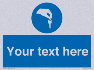 Custom Mandatory Keys Sign